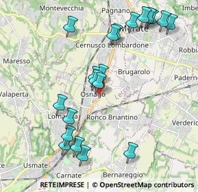 Mappa Via Gorizia, 23875 Osnago LC, Italia (2.2035)