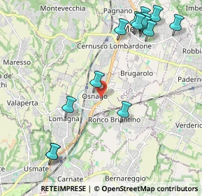 Mappa Via Gorizia, 23875 Osnago LC, Italia (2.53929)