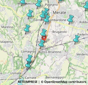 Mappa Via Gorizia, 23875 Osnago LC, Italia (2.8735)