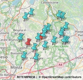 Mappa Via Gorizia, 23875 Osnago LC, Italia (6.7305)