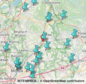 Mappa Via Gorizia, 23875 Osnago LC, Italia (10.0695)