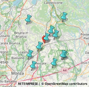 Mappa Via Gorizia, 23875 Osnago LC, Italia (6.63818)