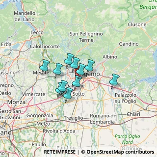 Mappa Via C. Cattaneo, 24048 Treviolo BG, Italia (8.78455)