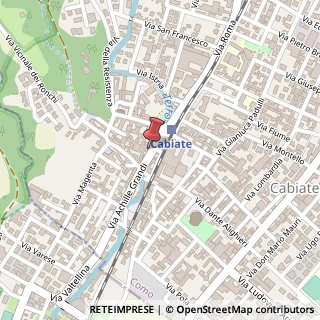 Mappa Via A. Grandi, 28, 22060 Cabiate, Como (Lombardia)