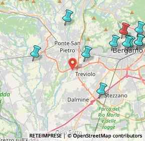 Mappa Via Tagliamento, 24048 Roncola BG, Italia (5.42909)