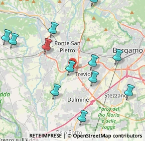 Mappa Via Tagliamento, 24048 Roncola BG, Italia (4.95077)