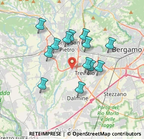 Mappa Via Tagliamento, 24048 Roncola BG, Italia (2.96769)