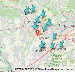 Mappa Via Tagliamento, 24048 Roncola BG, Italia (3.49154)