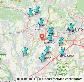 Mappa Via Tagliamento, 24048 Roncola BG, Italia (3.40167)