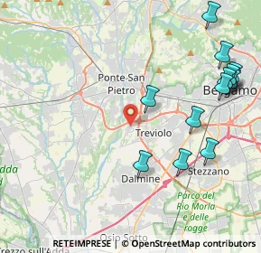 Mappa Via Tagliamento, 24048 Roncola BG, Italia (5.02769)