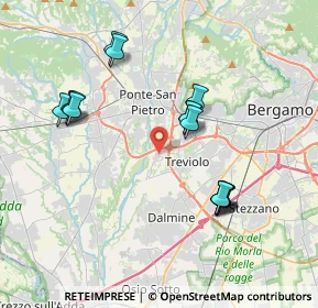 Mappa Via Tagliamento, 24048 Roncola BG, Italia (3.732)
