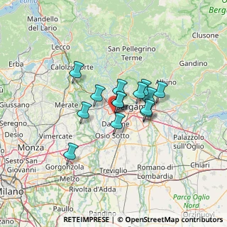 Mappa Via Tagliamento, 24048 Roncola BG, Italia (8.68929)