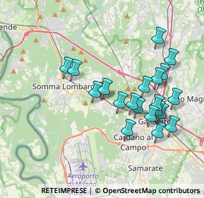 Mappa Via S. Giovanni Bosco, 21011 Casorate Sempione VA, Italia (3.6695)