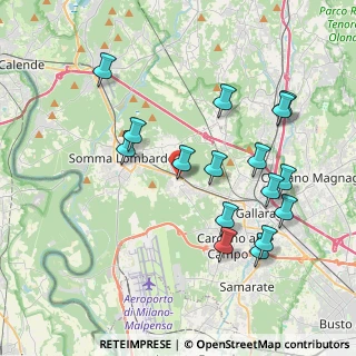 Mappa Via S. Giovanni Bosco, 21011 Casorate Sempione VA, Italia (4.05563)
