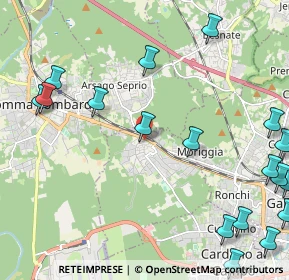 Mappa Via S. Giovanni Bosco, 21011 Casorate Sempione VA, Italia (3.04444)