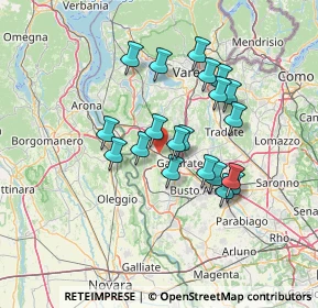 Mappa Via S. Giovanni Bosco, 21011 Casorate Sempione VA, Italia (11.677)