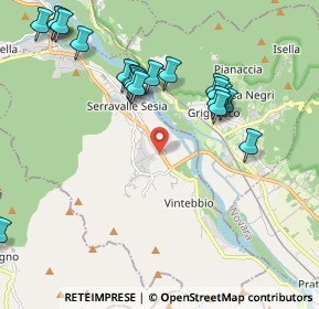 Mappa Via Dottor Secondino Mazzone, 13037 Serravalle Sesia VC, Italia (2.2555)