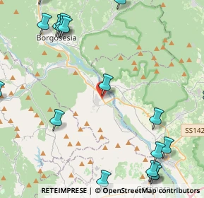 Mappa Via Dottor Secondino Mazzone, 13037 Serravalle Sesia VC, Italia (6.43)
