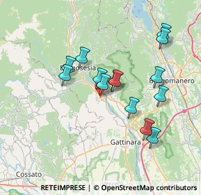 Mappa Via Dottor Secondino Mazzone, 13037 Serravalle Sesia VC, Italia (6.42857)