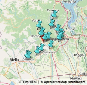 Mappa Via Dottor Secondino Mazzone, 13037 Serravalle Sesia VC, Italia (9.72111)