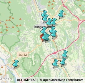 Mappa Via Dante Alighieri, 28060 Cureggio NO, Italia (3.30857)