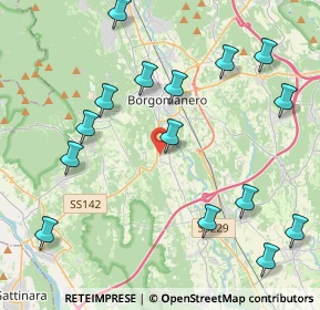 Mappa Via Dante Alighieri, 28060 Cureggio NO, Italia (4.882)