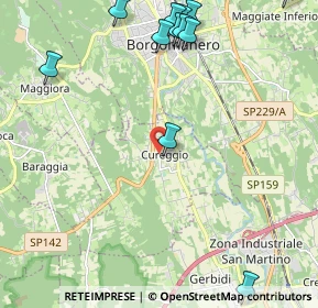 Mappa Via Dante Alighieri, 28060 Cureggio NO, Italia (2.84833)