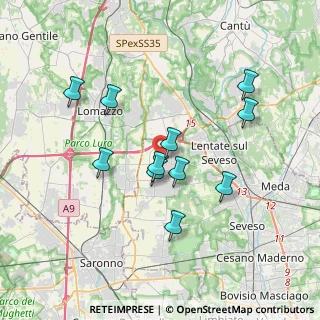 Mappa Via Prealpi, 20824 Lazzate MB, Italia (3.29)