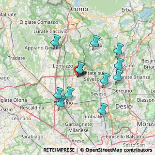 Mappa Via Prealpi, 20824 Lazzate MB, Italia (6.17769)