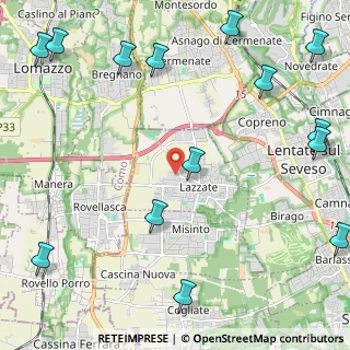 Mappa Via Prealpi, 20824 Lazzate MB, Italia (3.19786)