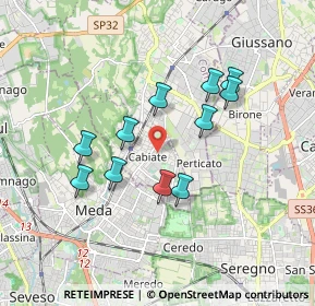 Mappa 22060 Mariano Comense CO, Italia (1.55)