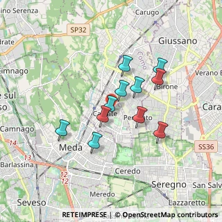 Mappa 22060 Mariano Comense CO, Italia (1.4)