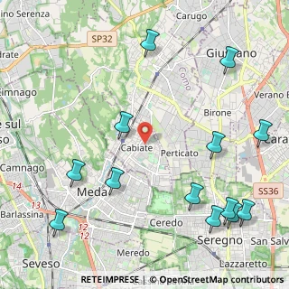 Mappa 22060 Mariano Comense CO, Italia (2.79615)