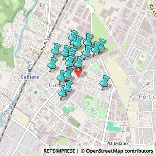 Mappa Via Silvio Pellico, 22060 Cabiate CO, Italia (0.32)