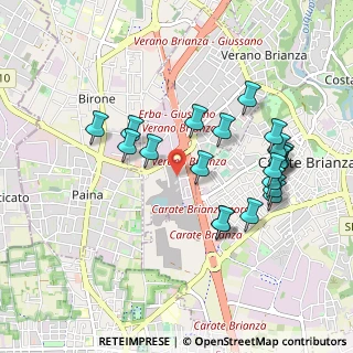 Mappa Via Enrico Toti, 20833 Giussano MB, Italia (0.9355)