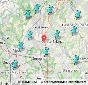 Mappa Via Enrico Toti, 20833 Giussano MB, Italia (4.845)