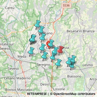 Mappa Via Enrico Toti, 20833 Giussano MB, Italia (3.00059)