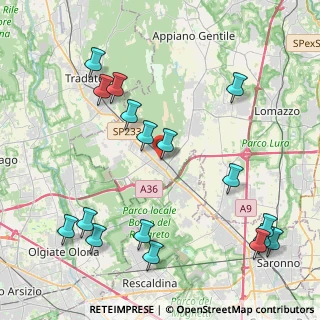 Mappa Via S. Alessandro, 22076 Mozzate CO, Italia (5.07529)