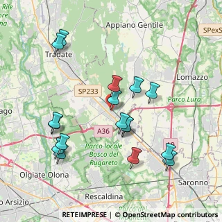 Mappa Via S. Alessandro, 22076 Mozzate CO, Italia (4.01118)