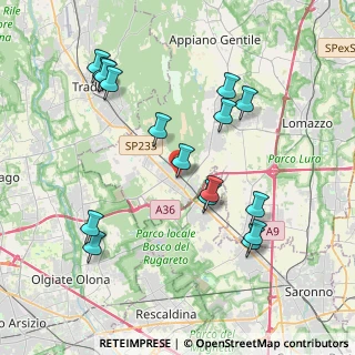 Mappa Via Giuseppe Parini, 22076 Mozzate CO, Italia (4.0875)