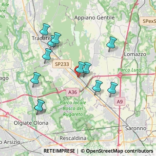 Mappa Via S. Alessandro, 22076 Mozzate CO, Italia (3.94)