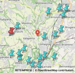 Mappa Via Giotto, 23871 Lomagna LC, Italia (2.753)