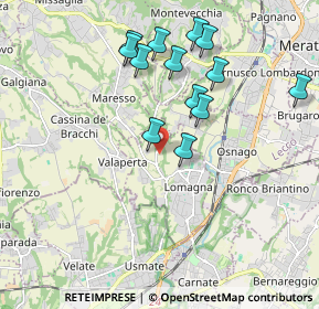 Mappa Via Giotto, 23871 Lomagna LC, Italia (1.85231)