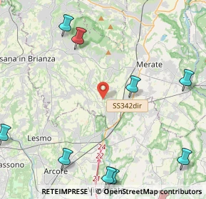 Mappa Via Giotto, 23871 Lomagna LC, Italia (6.54)