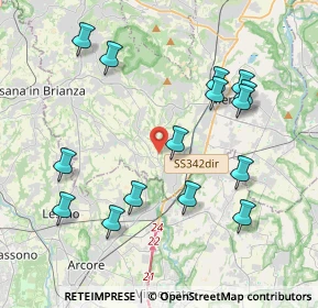Mappa Via Giotto, 23871 Lomagna LC, Italia (4.23)