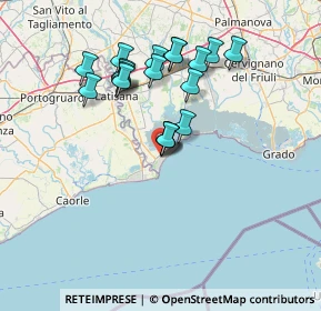 Mappa Via Tarvisio, 33054 Lignano Sabbiadoro UD, Italia (12.66789)