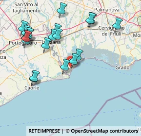 Mappa Via Tarvisio, 33054 Lignano Sabbiadoro UD, Italia (17.3245)