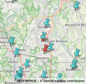 Mappa Via Statuto, 20833 Giussano MB, Italia (6.3755)