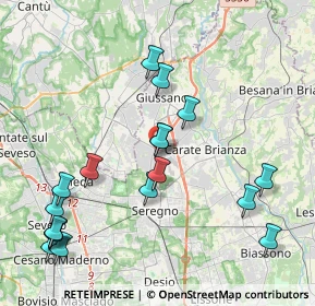 Mappa Via Statuto, 20833 Giussano MB, Italia (4.64)