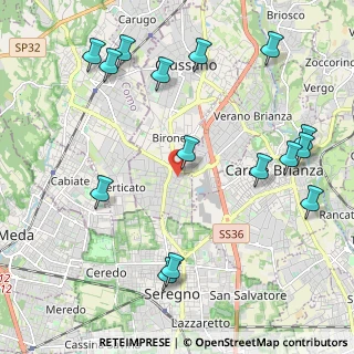 Mappa Via Statuto, 20833 Giussano MB, Italia (2.57133)